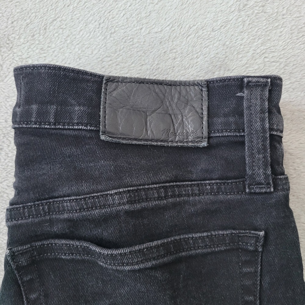 Madewell 32 X 32 black slim‎ denim jeans classic basics grunge goth alternative - Picture 7 of 16